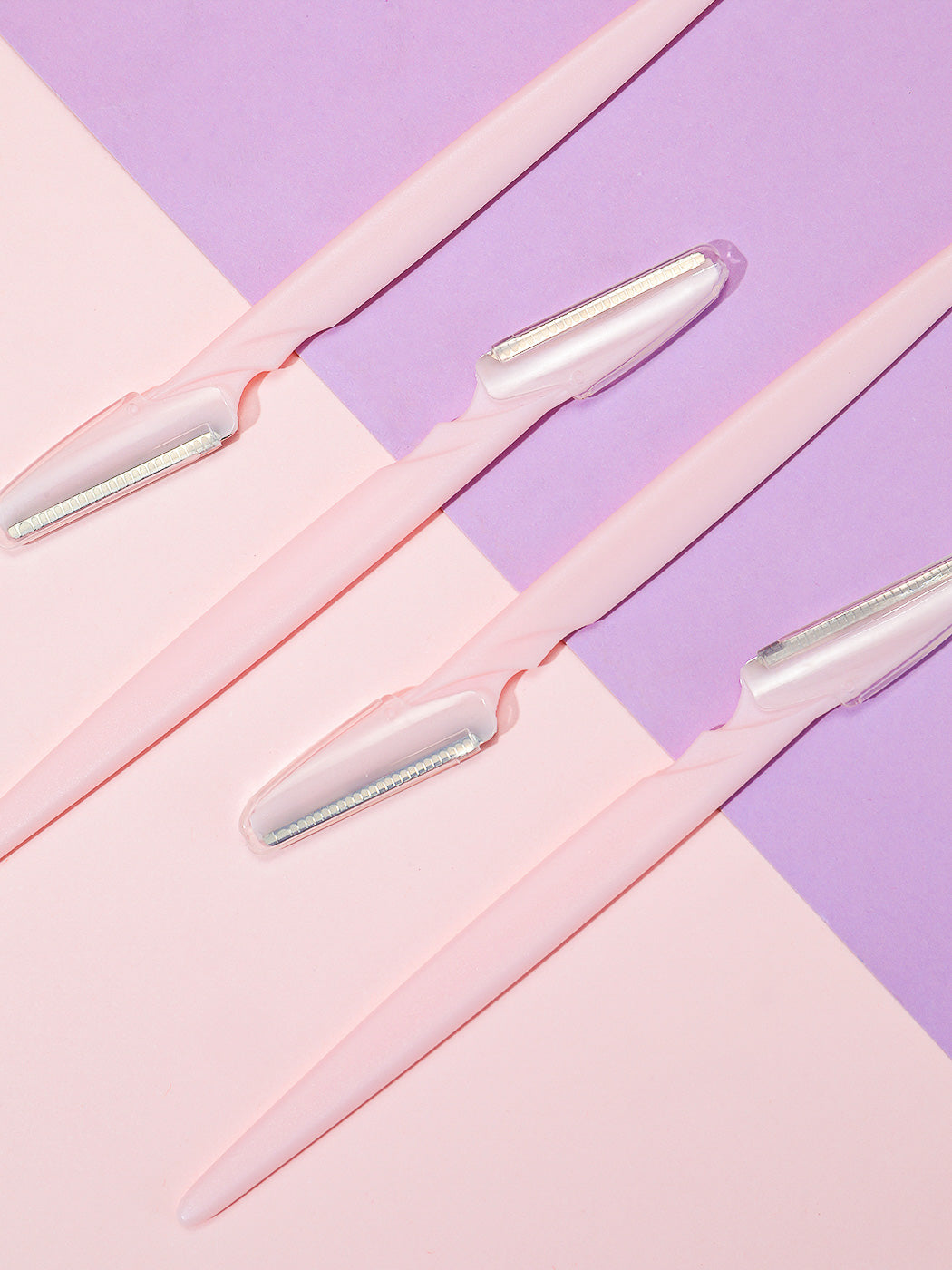Eyebrow Razors (4 pcs) (Pink)