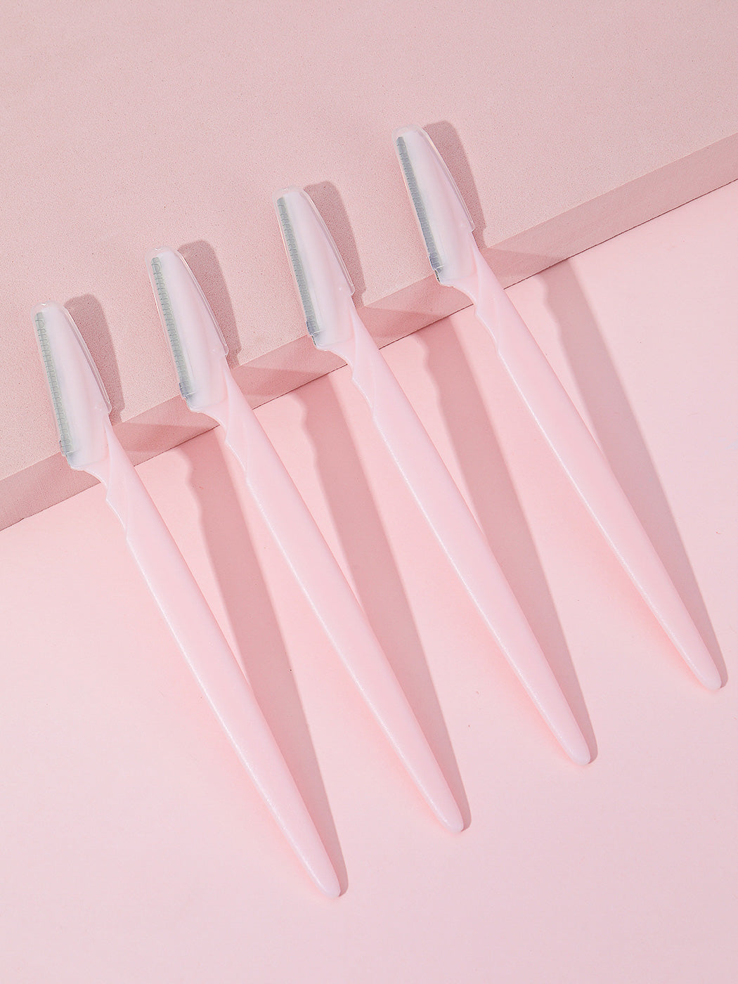 Eyebrow Razors (4 pcs) (Pink)
