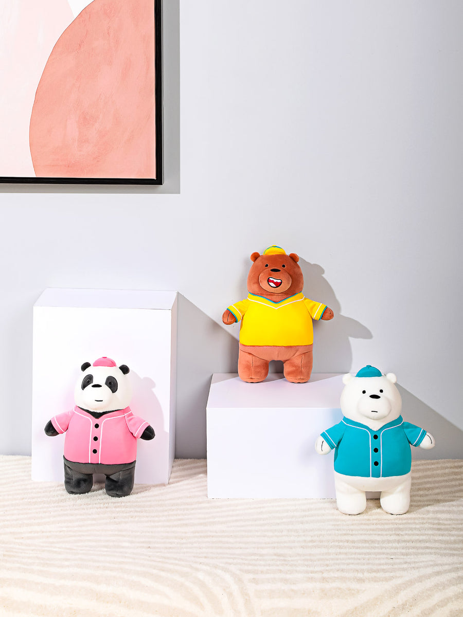 We Bare Bears Collection 4.0 Plush Toy with Outfit (Panda) Miniso Pakistan