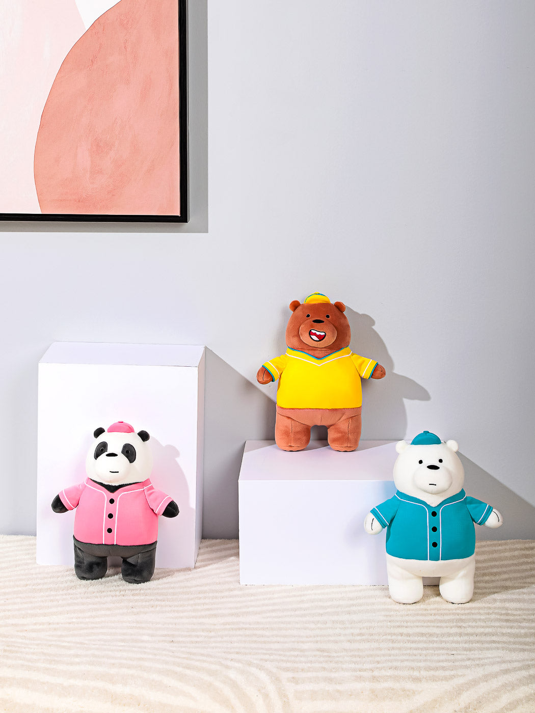 We Bare Bears Collection 4.0 Plush Toy with Outfit (Grizzly)