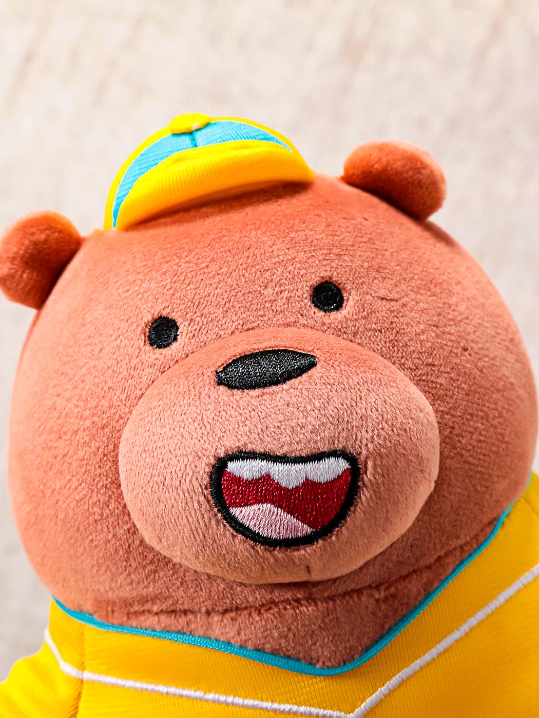 We Bare Bears Collection 4.0 Plush Toy with Outfit (Grizzly)