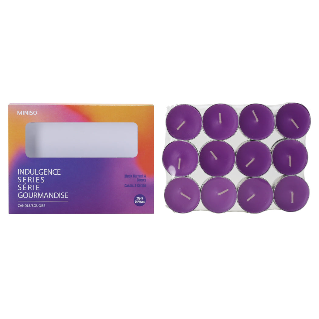 Indulgence Series Candle (24 pcs) (Black Currant & Cherry)