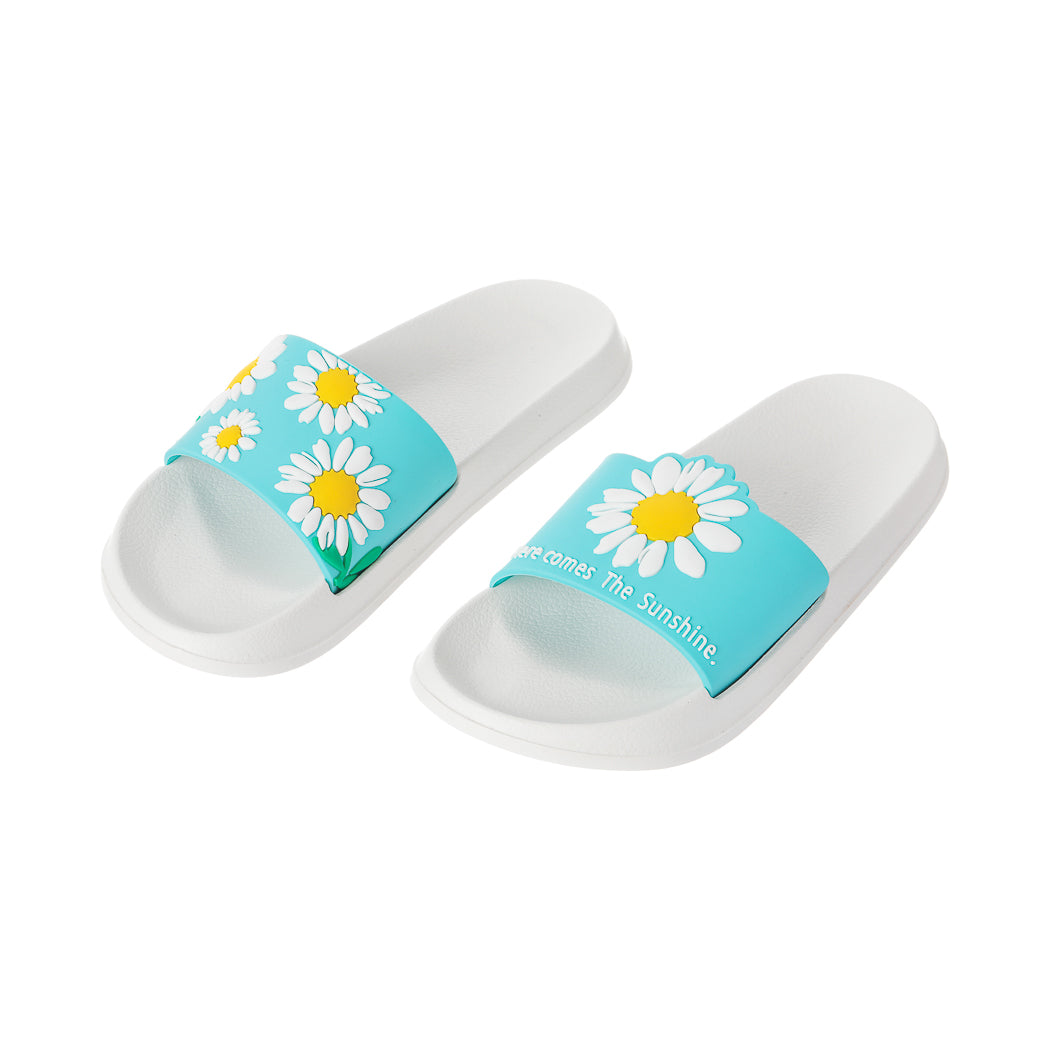 (Blue,37-38) Sunrise Sunflowers Women's Fashion Slippers