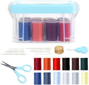 12-Color Needlework Box Set (Blue)