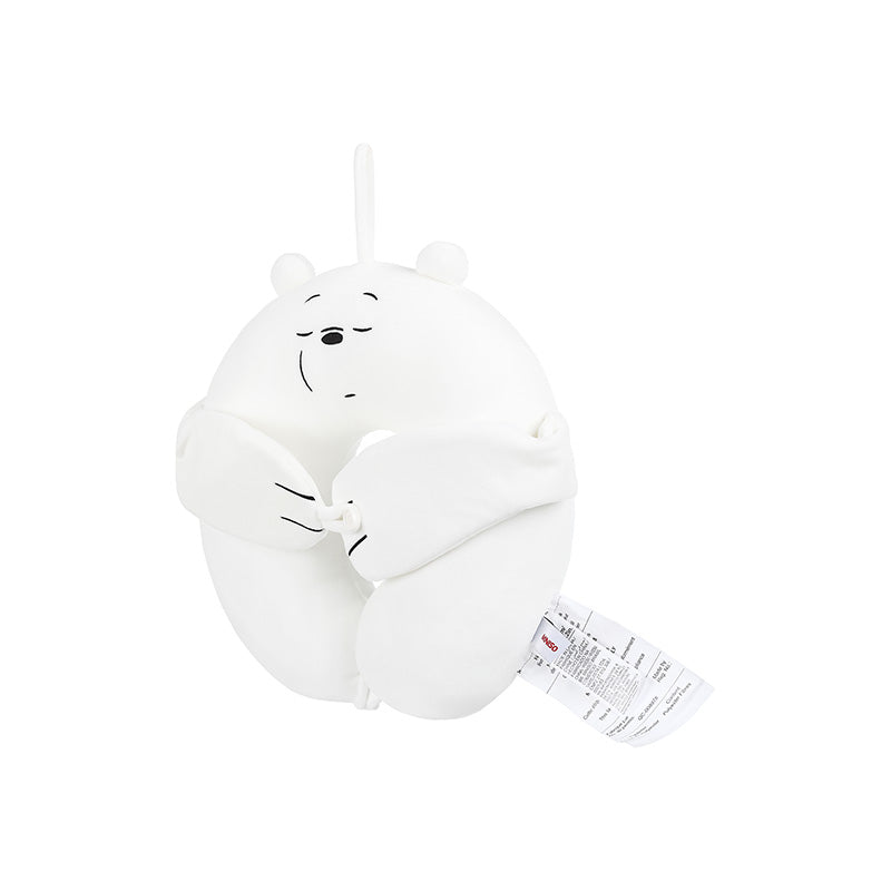 We Bare Bears-U Shaped Pillow With Eye mask(Ice Bear)
