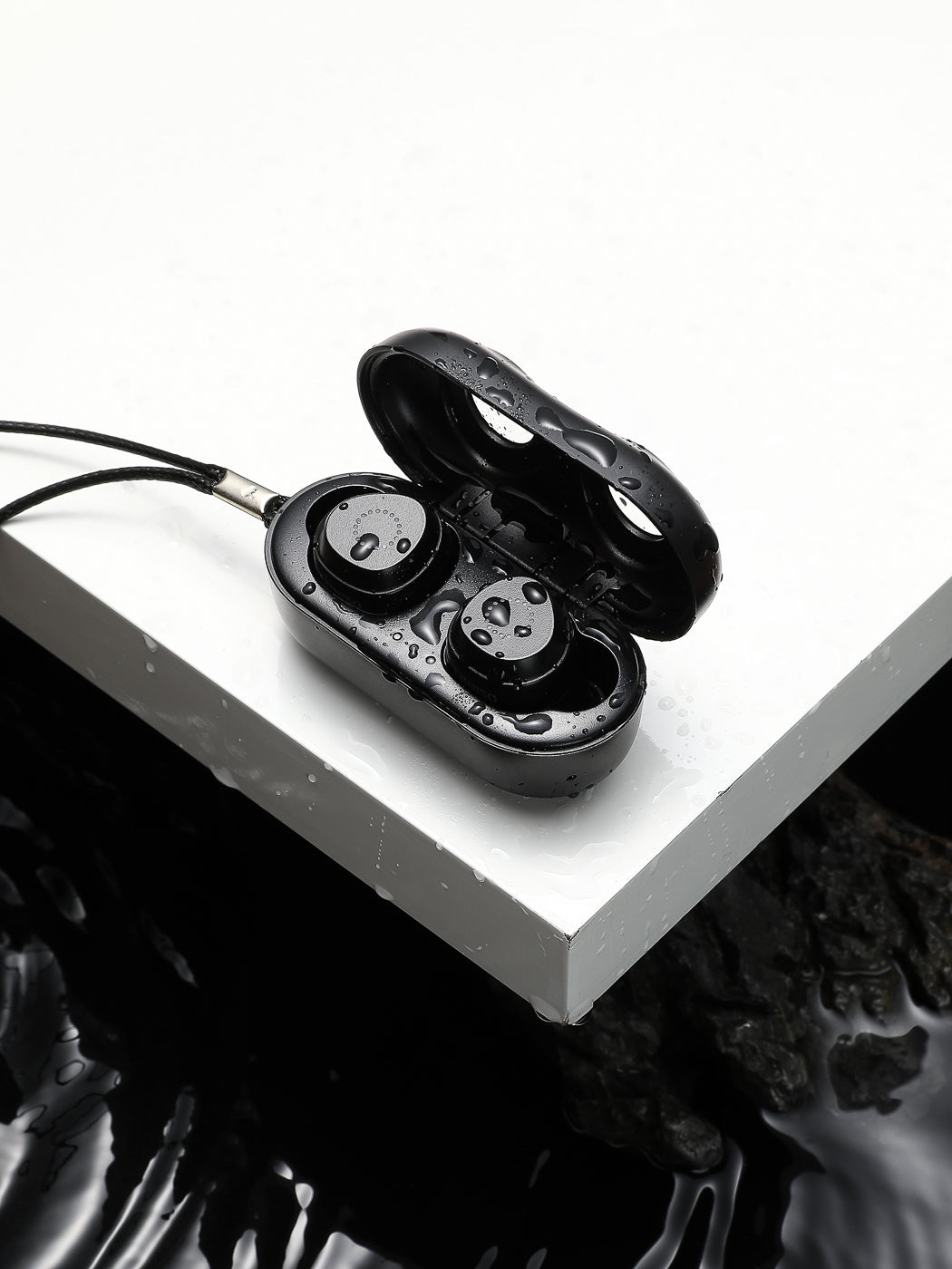 IPX7 Grade Waterproof TWS Wireless Earphones Model: Q66 (Black)