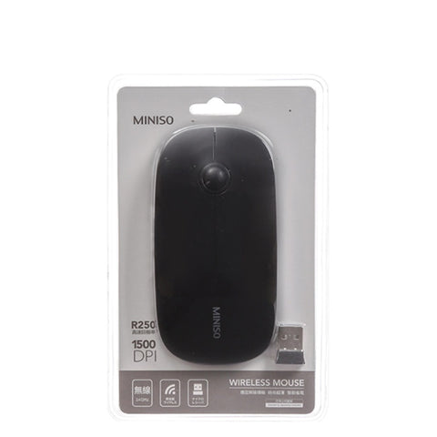 Ultra-slim Wireless Mouse (Black)