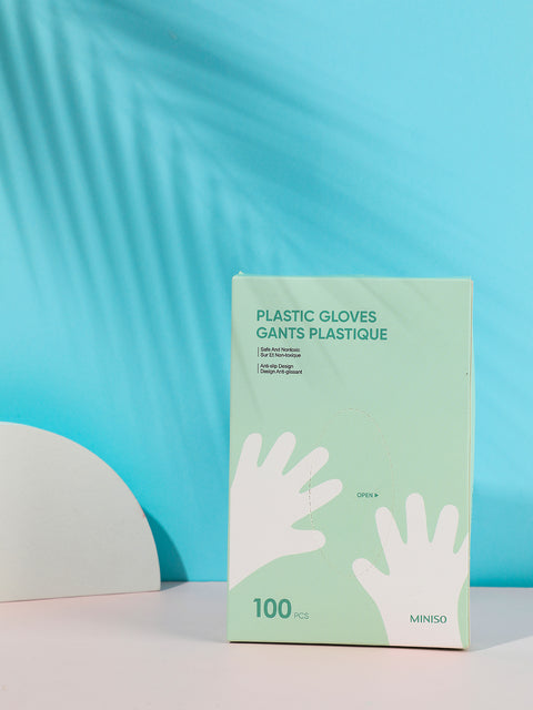 Disposable Plastic Gloves (PE Disposable) 100Pcs