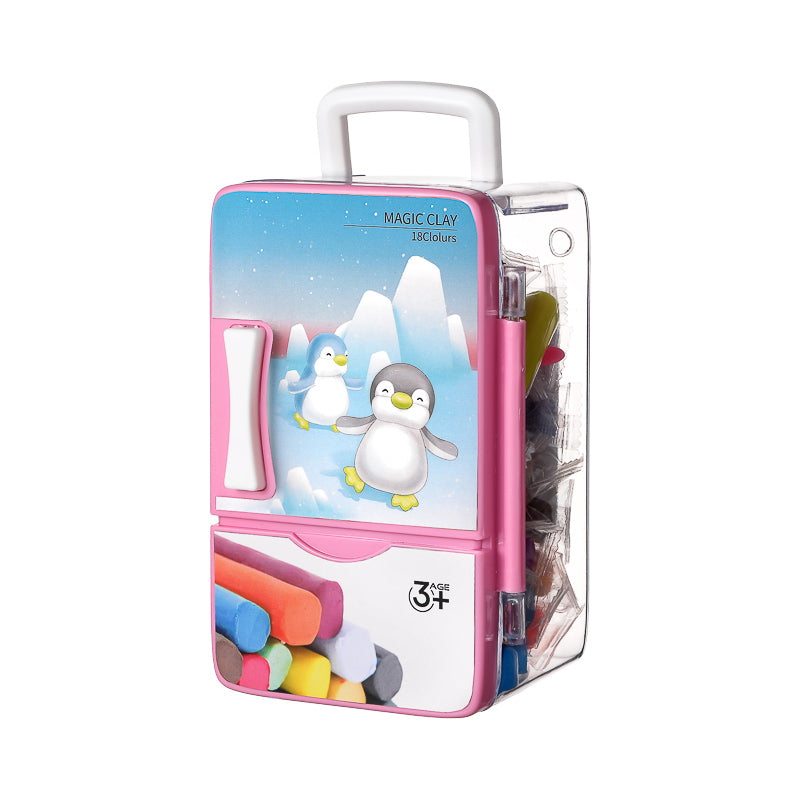 24 Colors Modeling Clay (Pink Refrigerator)