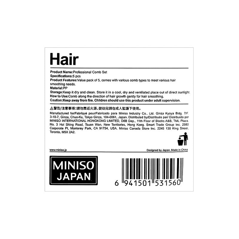 Professional Comb Set