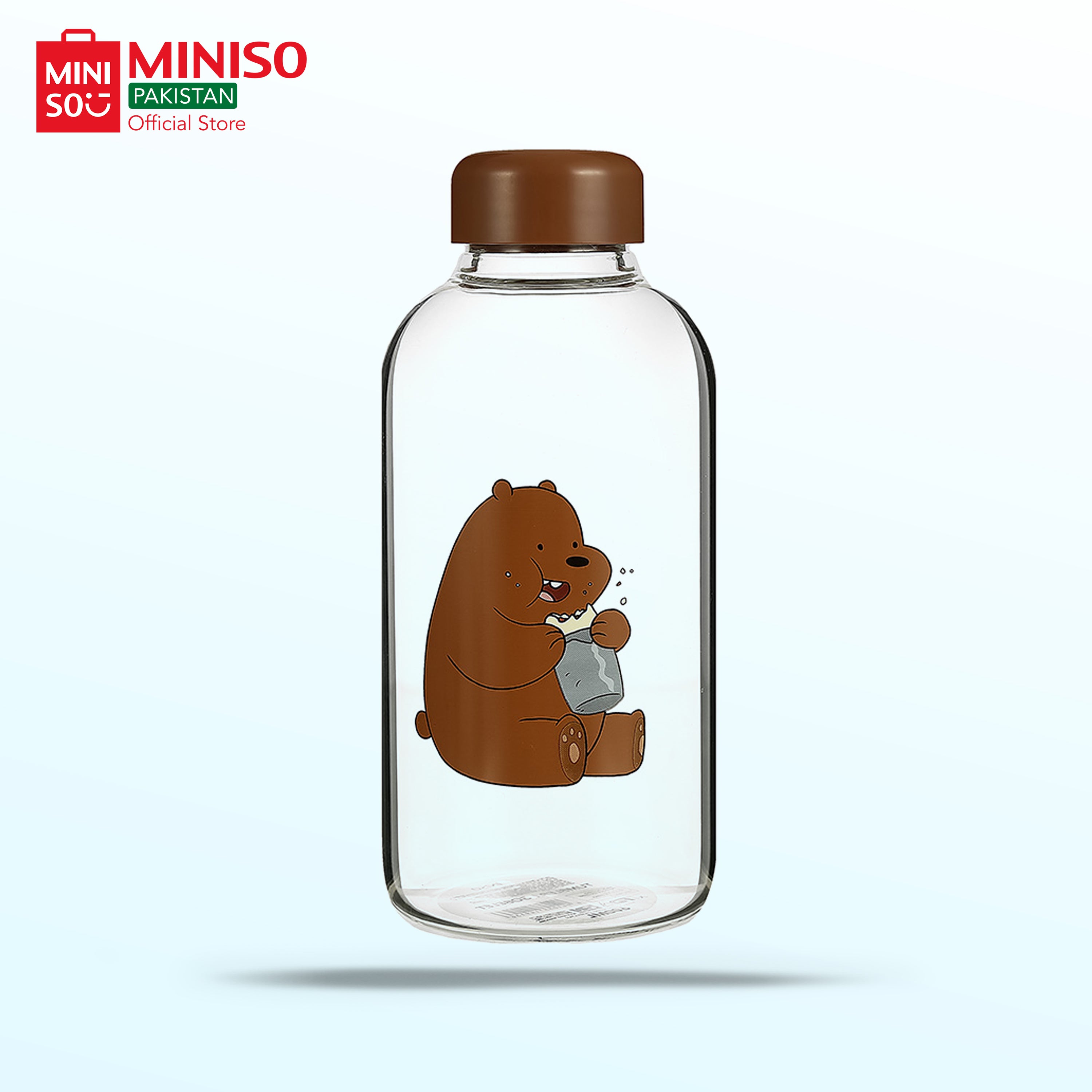 We Bare Bears-Pot-bellied Glass Bottle