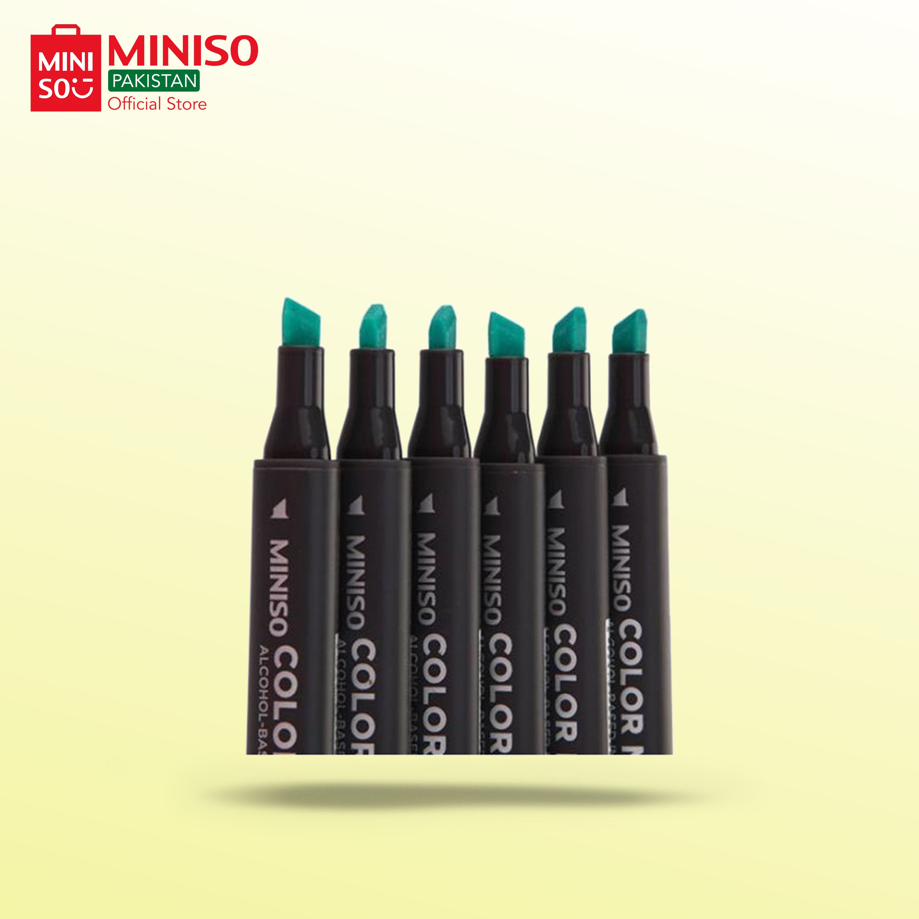 Pack of 3 | Double-end Marker Pen A (Bright Blue)