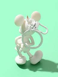 Mickey Mouse Rubber Keychain (Licensed in Korea) - 20220418