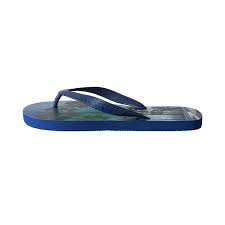 (Azure Coast,41-42) Tropical Rainforest Series Men's Flip Flops
