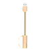 Joyroom Portable Metal Cable, 10cm(Micro) S-M329 - Gold (Android)