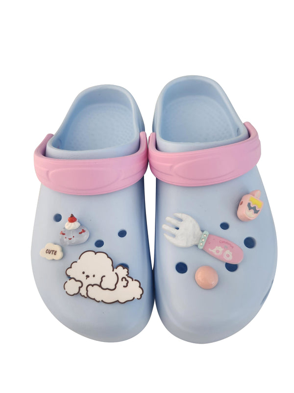 (Blue,39-40) Lovely Clogs