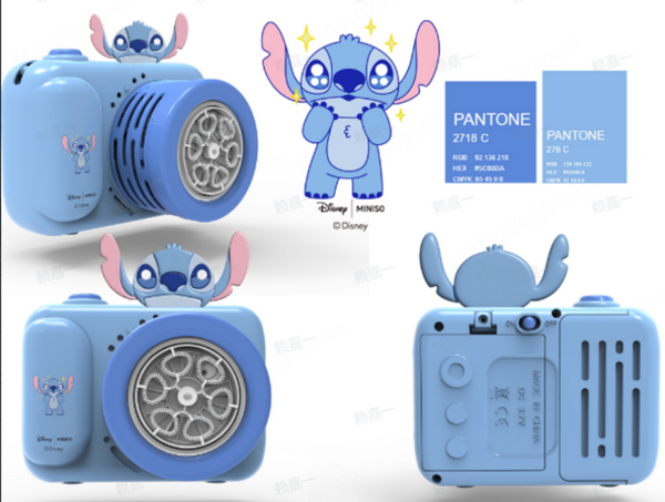 Disney Stitch Dinner Party Collection Bubble Camera