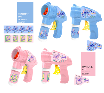 Disney Stitch Dinner Party Collection Inertia Bubble gun (B) (2 Assorted Models)