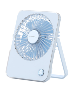 Macaron Color Foldable Fan - Blue