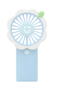 Flower Portable Fan (Blue)