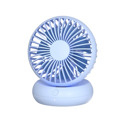 Cooling Portable Desktop Fan (Blue)