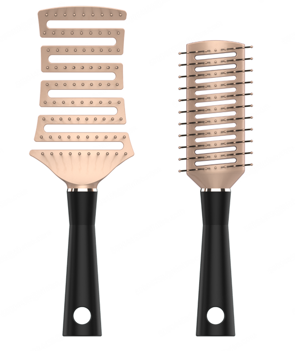 Black Golden Series Classic Vented Brush for Styling(Small)