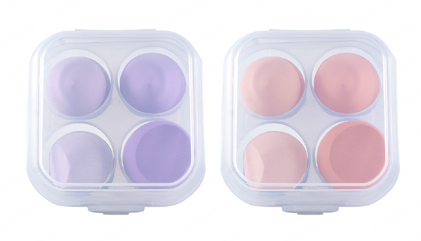 Makeup Sponges with Storage Box (4 pcs)
