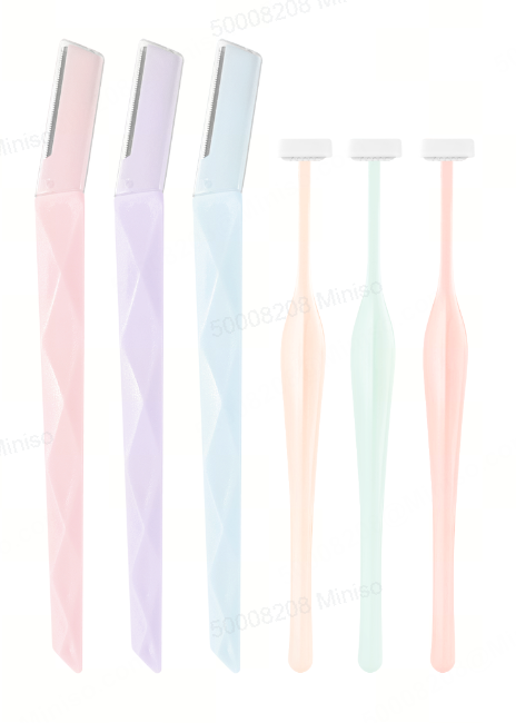 Macaron Series Eyebrow Razors (6 pcs)