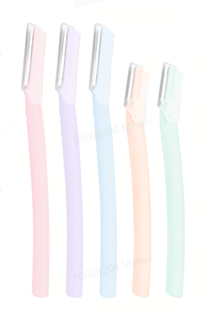 Macaron Series 3+2 Eyebrow Razors – Miniso Pakistan