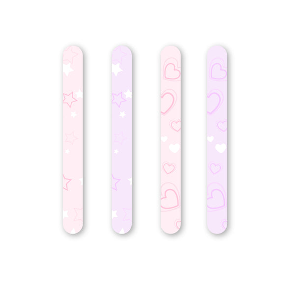 Macaron Series Thicker Nail Files (4 pcs)