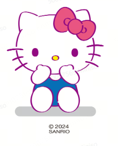 Hello Kitty Sweet Factory Collection Coloring Plaster Figure