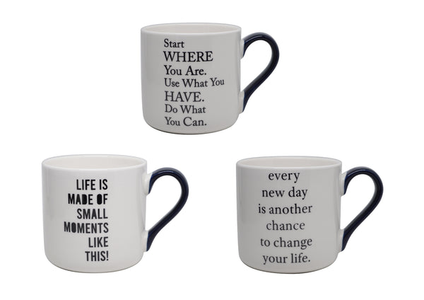 Classic Series Ceramic Mug with Handle 390mL (B)