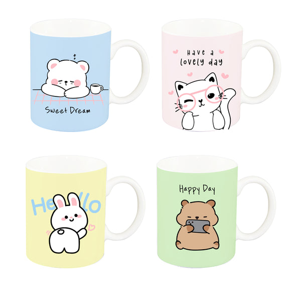 Lovely Pet Series Ceramic Mug with Handle 340mL