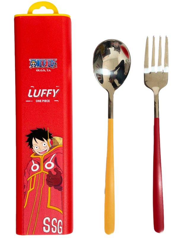 One Piece Collection Cutlery Set (Fork & Spoon)(Luffy)