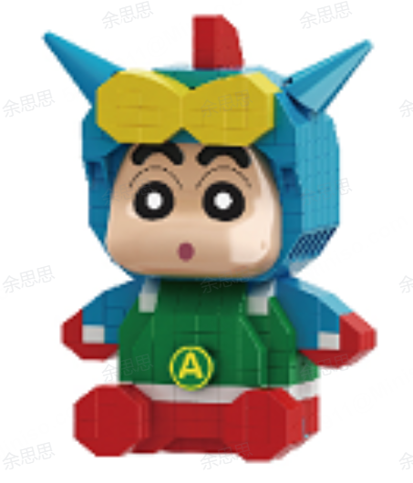 Crayon Shinchan Collection Mini Building Blocks Figure (Action Kamen)
