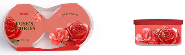 Flower Series Air Freshener (2pcs)(Rose)
