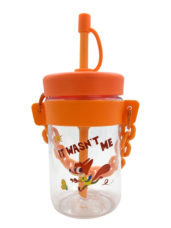 Disney Zootopia Collection Handle Straw Bottle 550mL(Nick)
