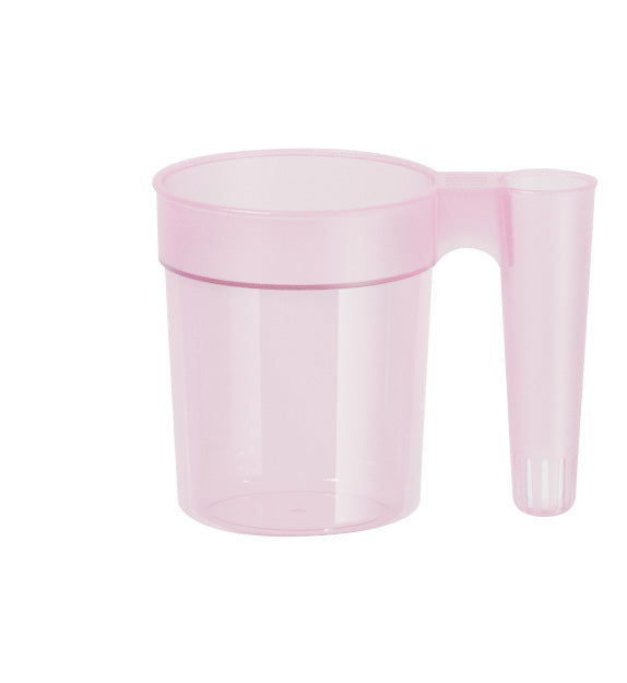 Drainable Toothbrush Cup with Toothbrush Holder (2 pcs)(Pink)