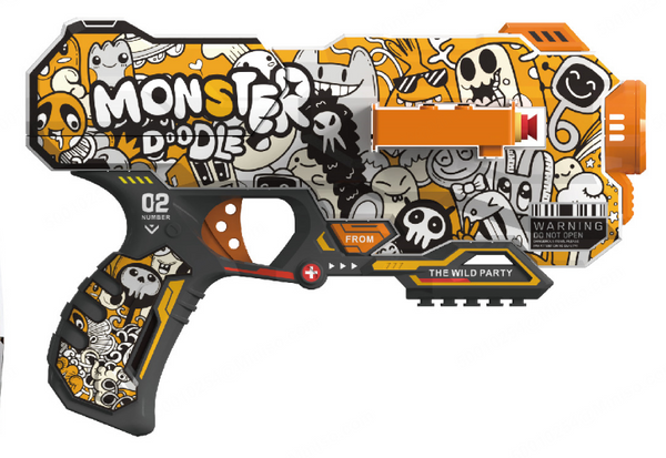 Graffiti Soft Bullet Gun (12 Bullets, 10 Shots)(A)