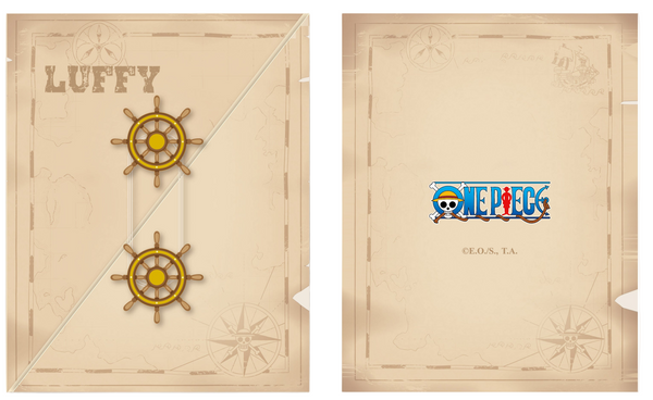 One Piece Collection Retro Metal Button Envelope Book (80 Sheets)