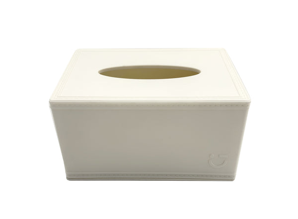 Patterned Series Tissue Box (S)(Off-white)