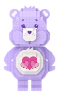 Care Bears Collection Decoration Building Blocks(Purple)