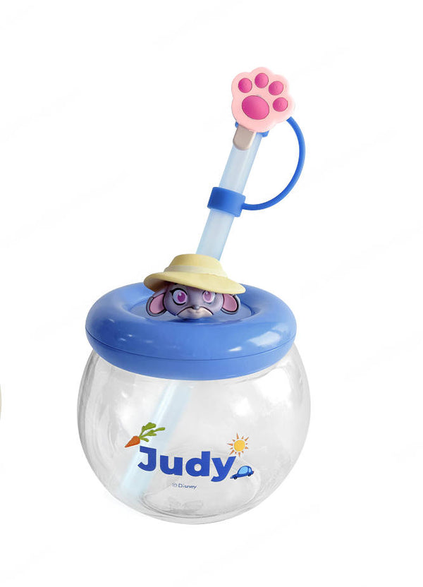 Disney Zootopia Collection Figurine Straw Bottle 600mL(Judy)