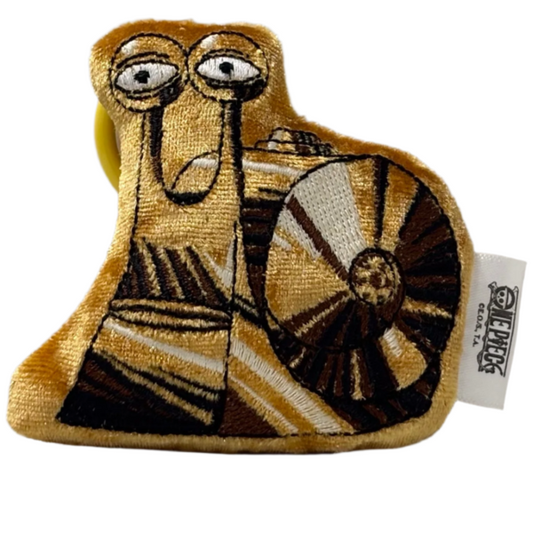 One Piece Collection Golden Transponder Snail Plush Pendant