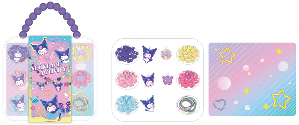 Kuromi Magic Party Collection Quadrate Handheld Box DIY Bead Bracelet Making Kit
