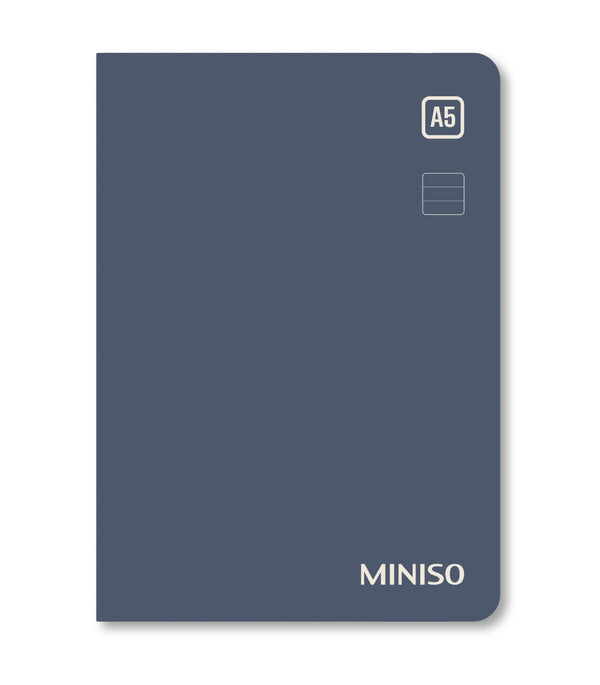 Simple Color Collection A5 Colored-Edge PP Glue-bound Book (96 Sheets) (Navy Blue)