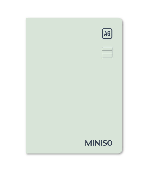 Simple Color Collection A6 Colored-Edge PP Glue-bound Book (96 Sheets) (Mint Green)