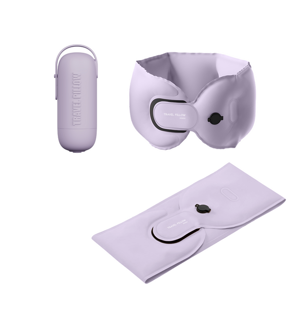 Travel Portable Foldable Neck Pillow(Purple)