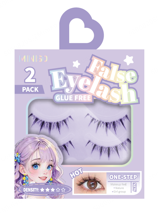 Bloom & Glow Series Natural False Eyelashes (2 Pairs) – Miniso Pakistan
