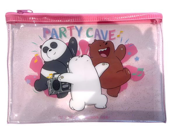 WE BARE BEARS SEASIDE MUSIC FESTIVAL PVC Stationery Case (20*14.5cm)